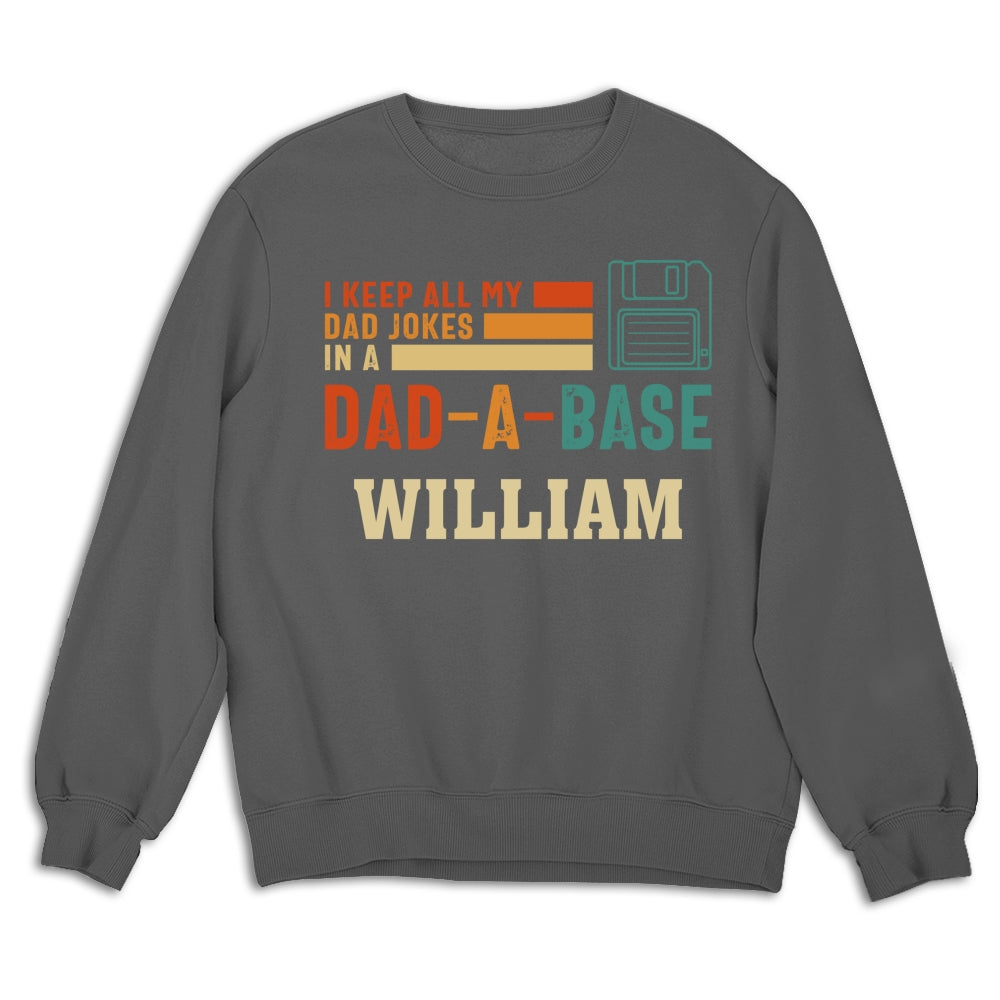 Custom Father's Day, Special Gift for Dad & Grandpa • In My Dad A Base - Personalized Shirt