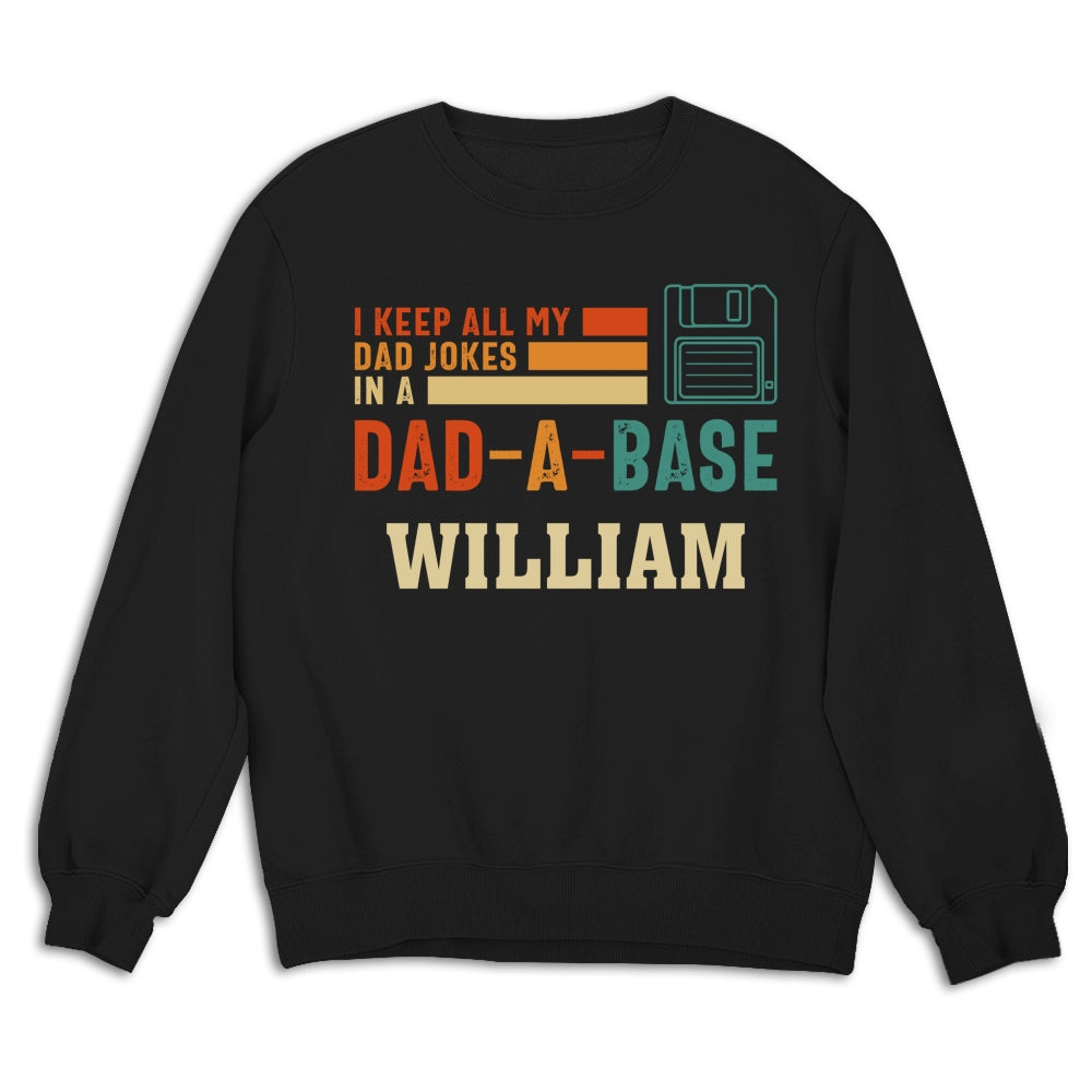 Custom Father's Day, Special Gift for Dad & Grandpa • In My Dad A Base - Personalized Shirt