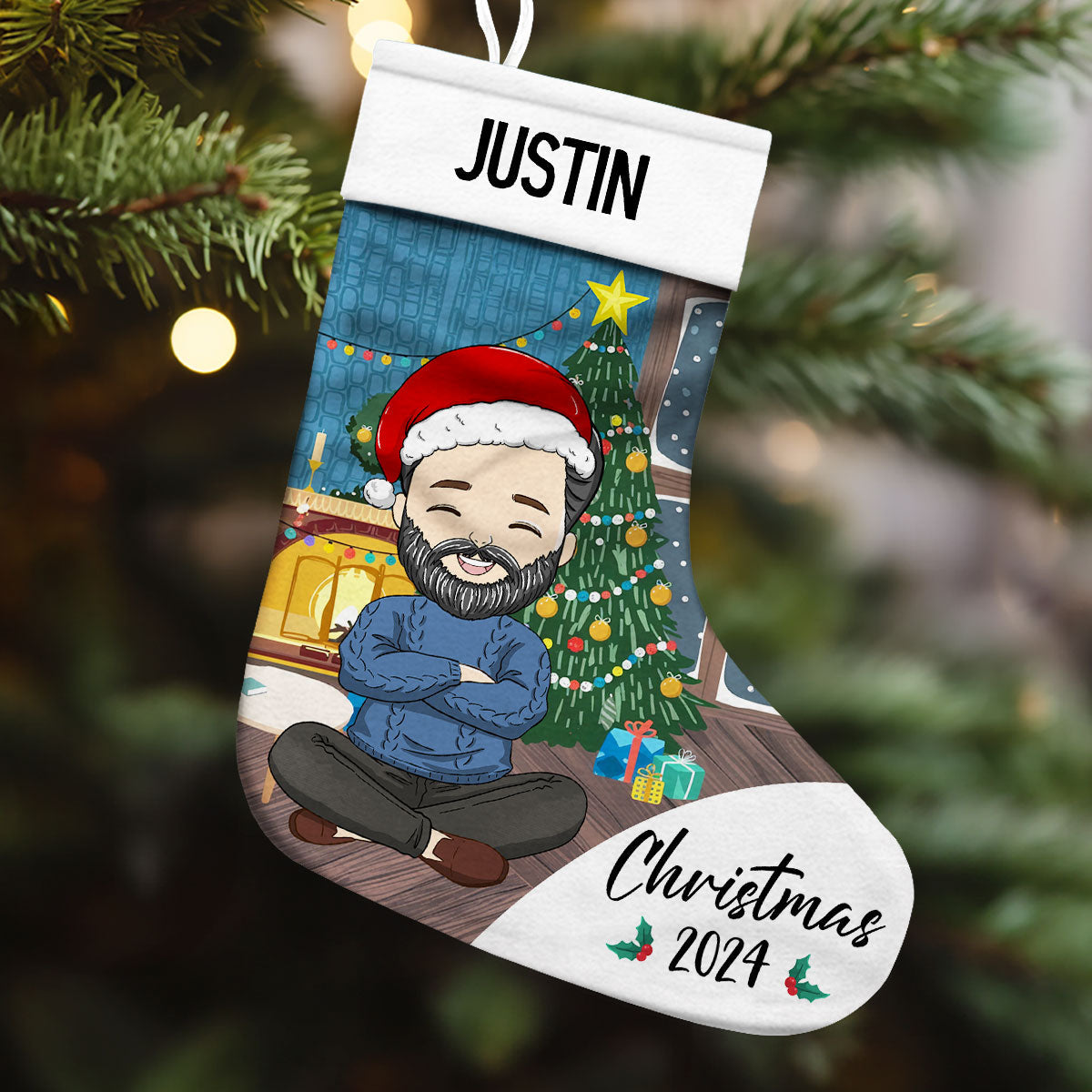 Custom Family Christmas Gifts, for Family Members, Holiday Decor • Family Christmas 2024 - Personalized Christmas Stocking