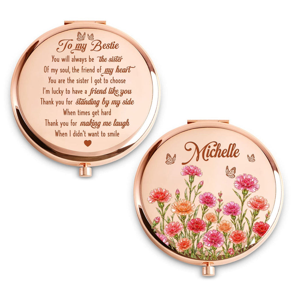 Soul Sister Bloom - Personalized Compact Mirror