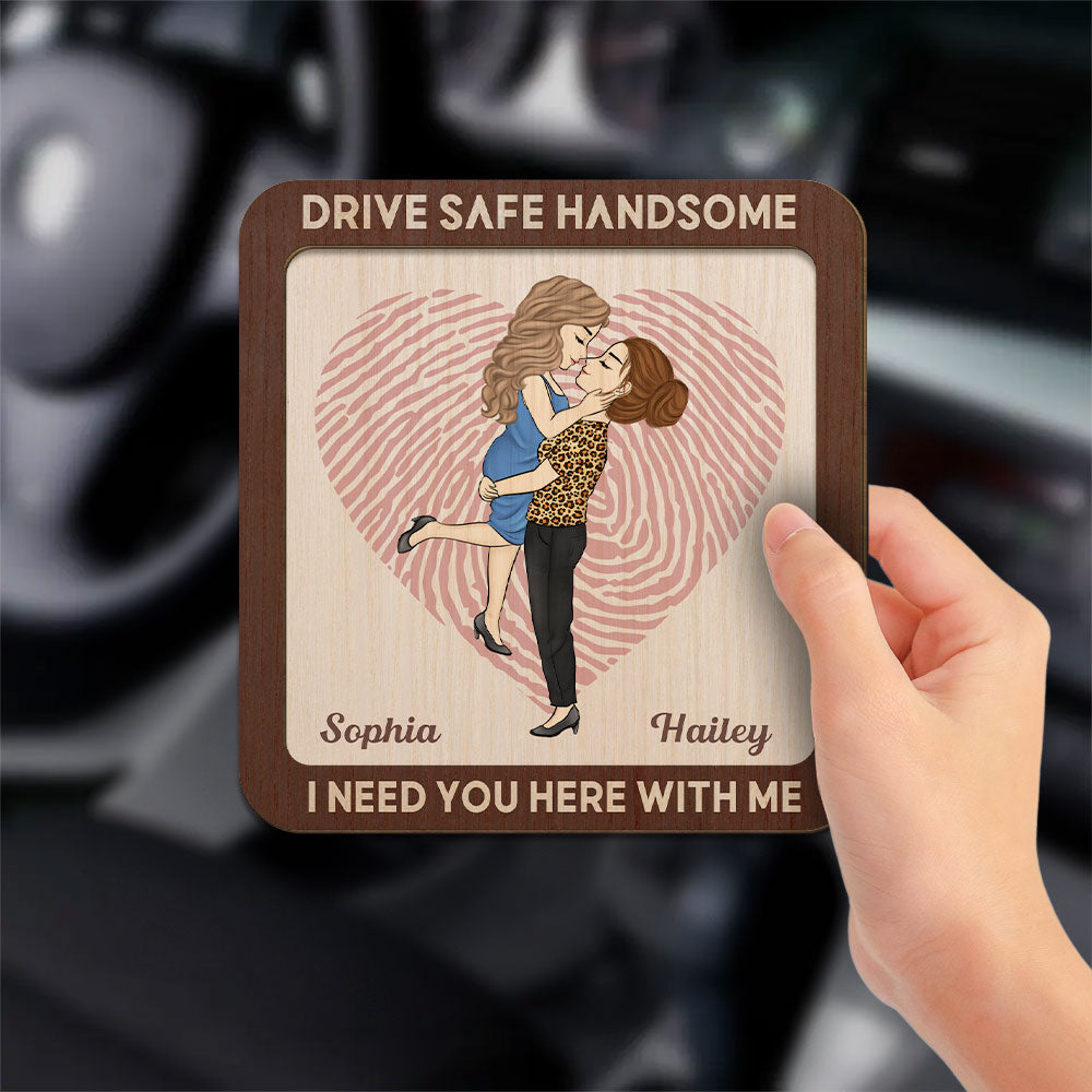 Drive Safe Sweetheart - Personalized Car Visor Clip