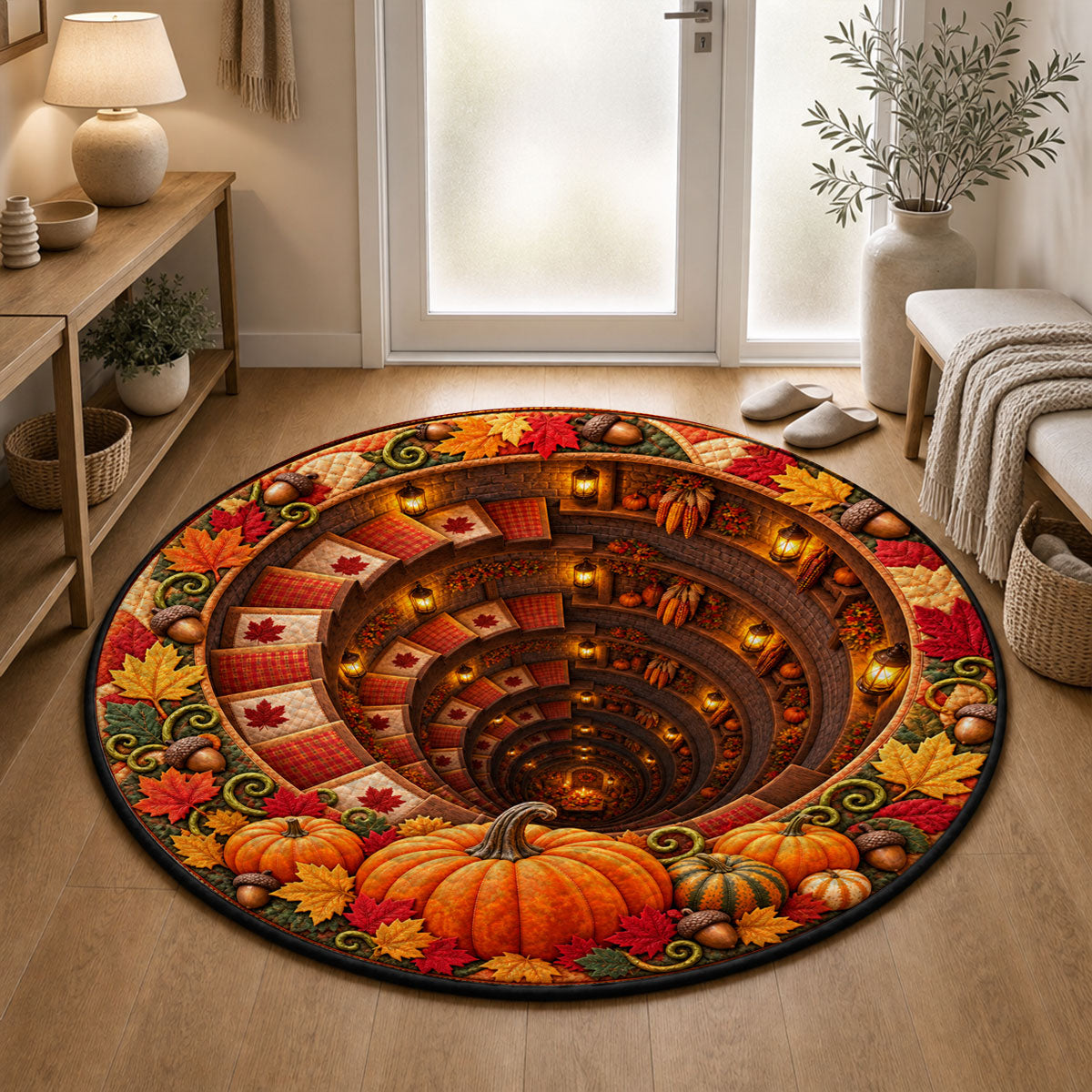 Fall Harvest - Personalized Quilted Mat