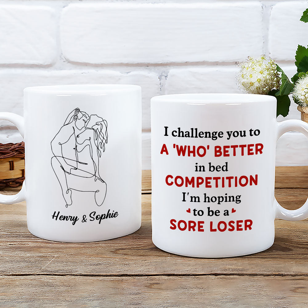 Custom Anniversary Keepsake Gifts For Couple • I Challenge You - Personalized Coffee Mug