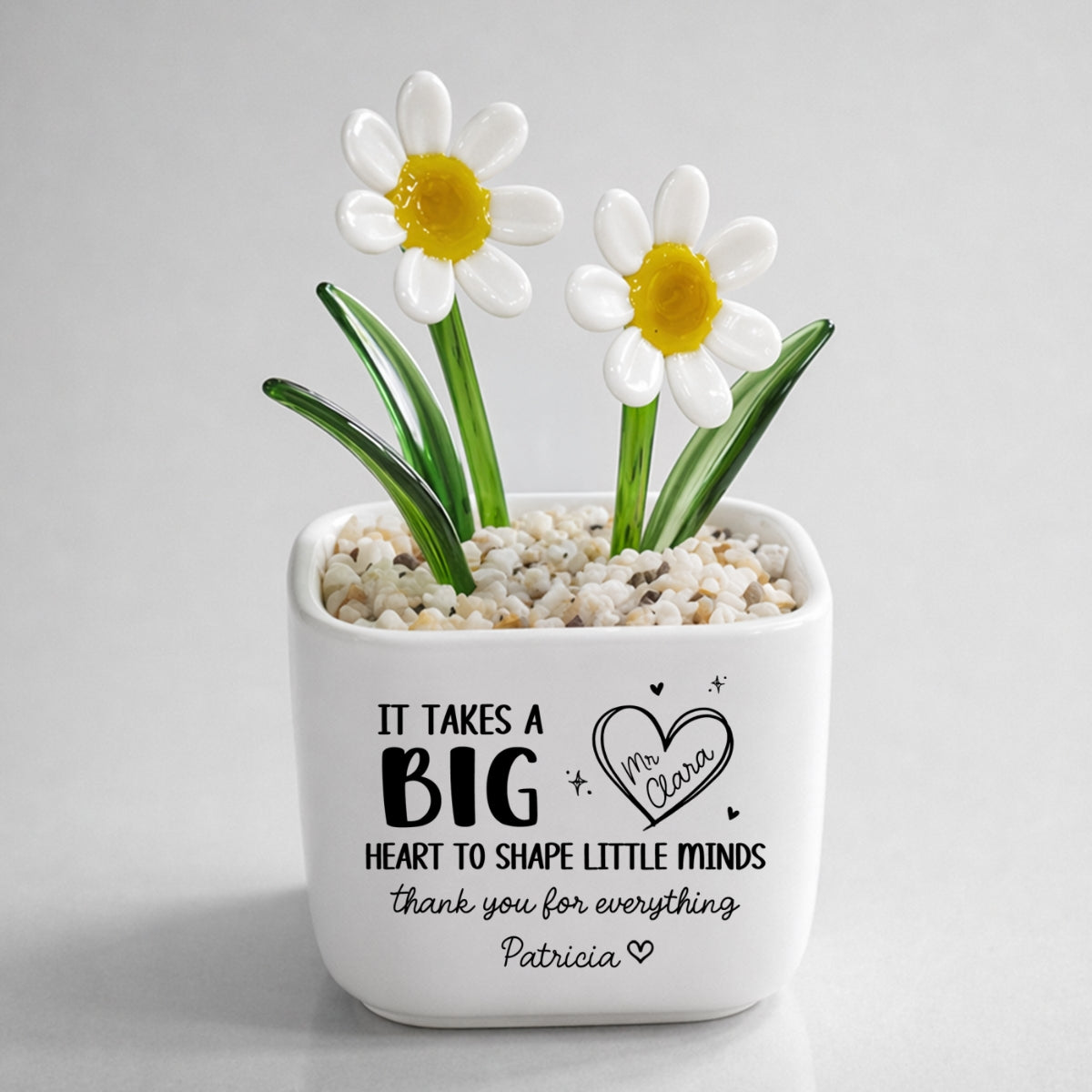 Teachers Make Dreams Bloom - Personalized Glass Birth Month Flower