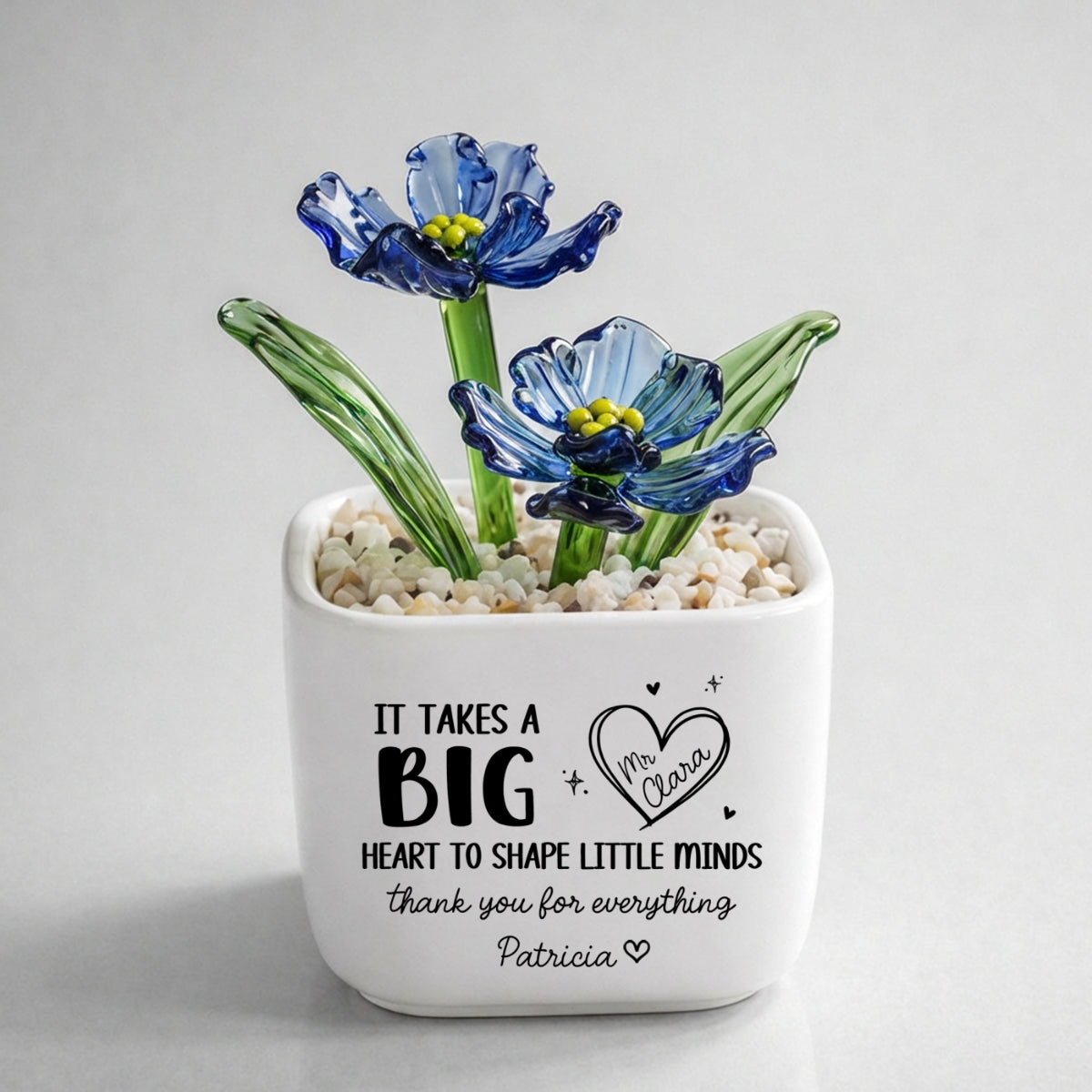 Teachers Make Dreams Bloom - Personalized Glass Birth Month Flower