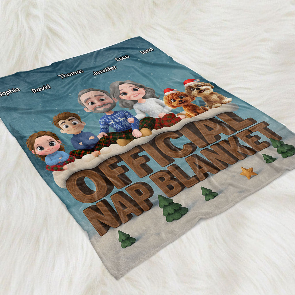 As A Family Now Onwards - Personalized Fleece Blanket