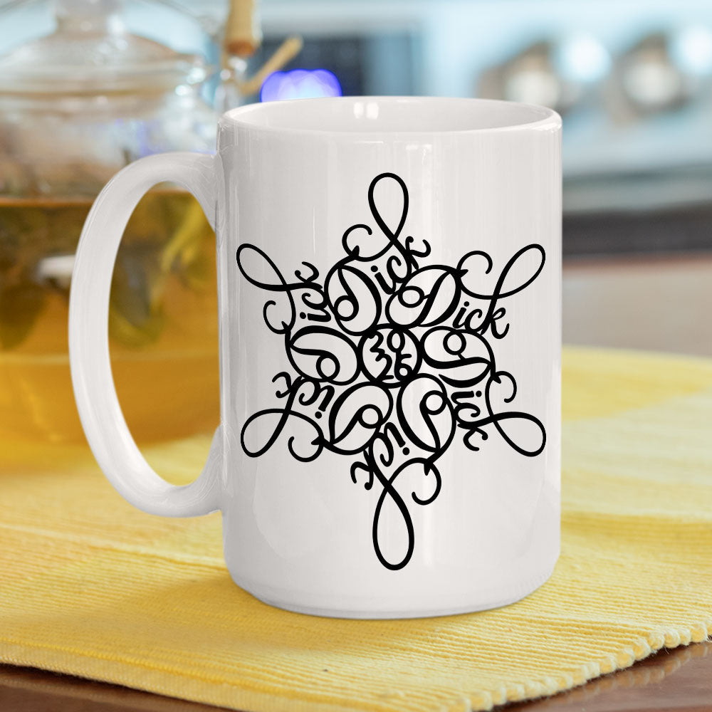 Custom Best Friend, Christmas & Birthday Friendship Keepsake Gift • Hidden Snowflake - Personalized Coffee Mug