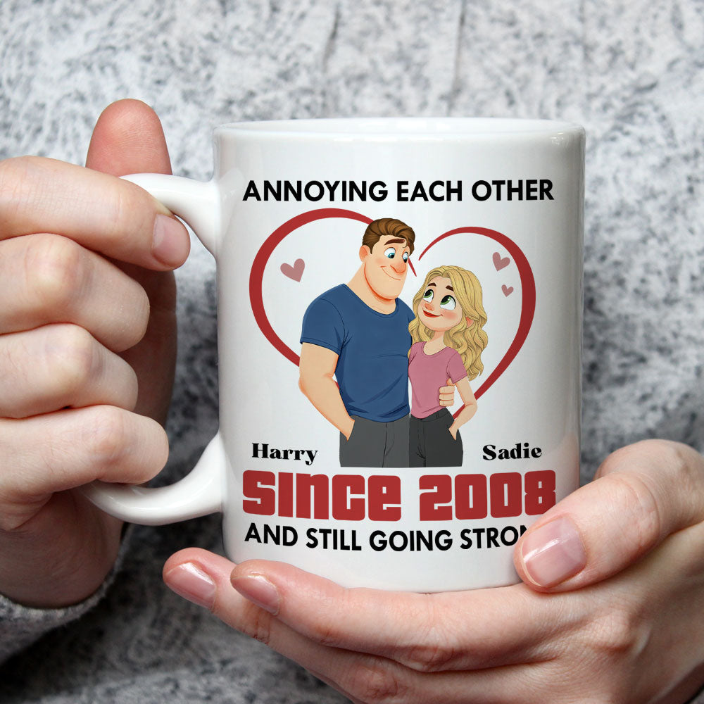 Custom Anniversary Keepsake Gifts For Couple • No Returns Or Refund - Personalized Coffee Mug