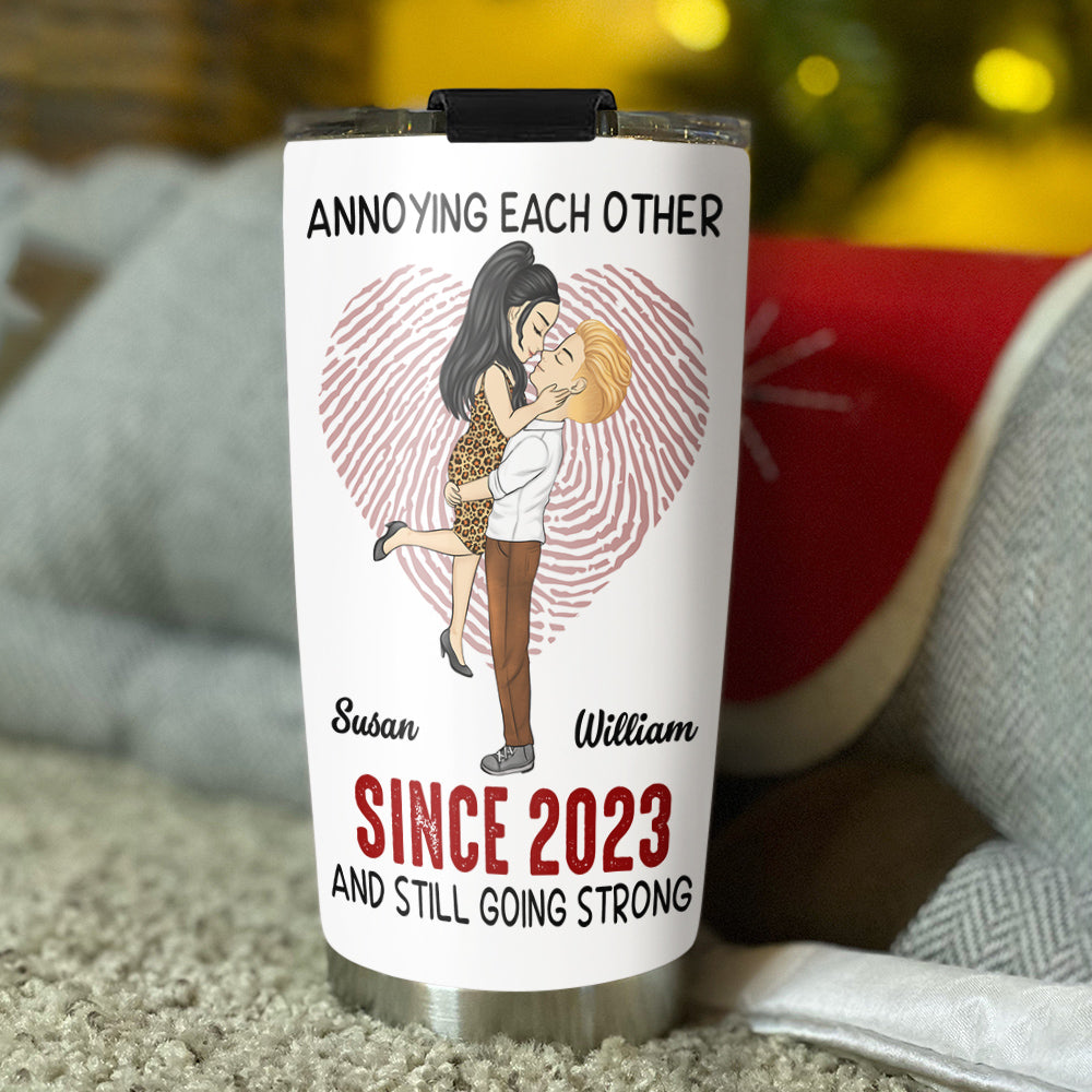 Annoying Each Other Version 2 - Personalized Tumbler