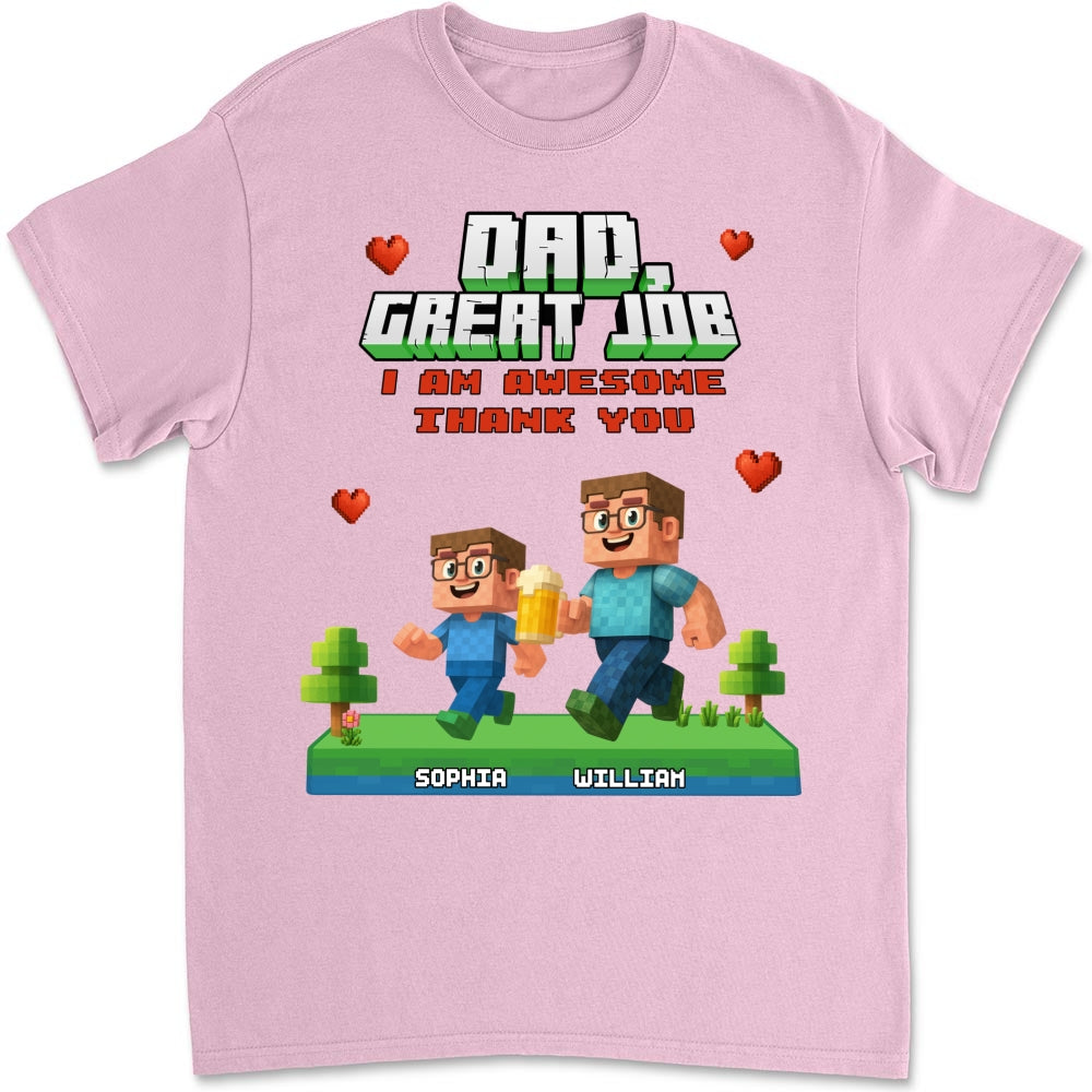 Custom Father's Day, Special Gift for Dad & Grandpa • Awesome Daddy Of Us - Personalized Shirt