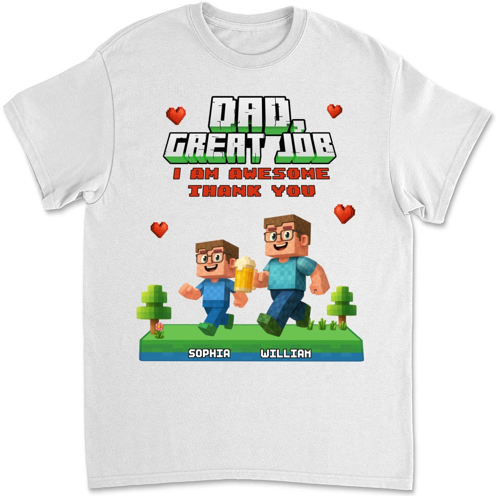 Custom Father's Day, Special Gift for Dad & Grandpa • Awesome Daddy Of Us - Personalized Shirt