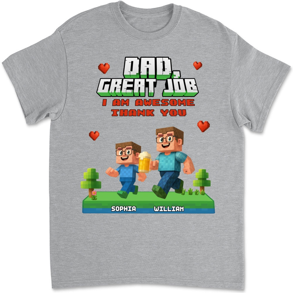 Custom Father's Day, Special Gift for Dad & Grandpa • Awesome Daddy Of Us - Personalized Shirt