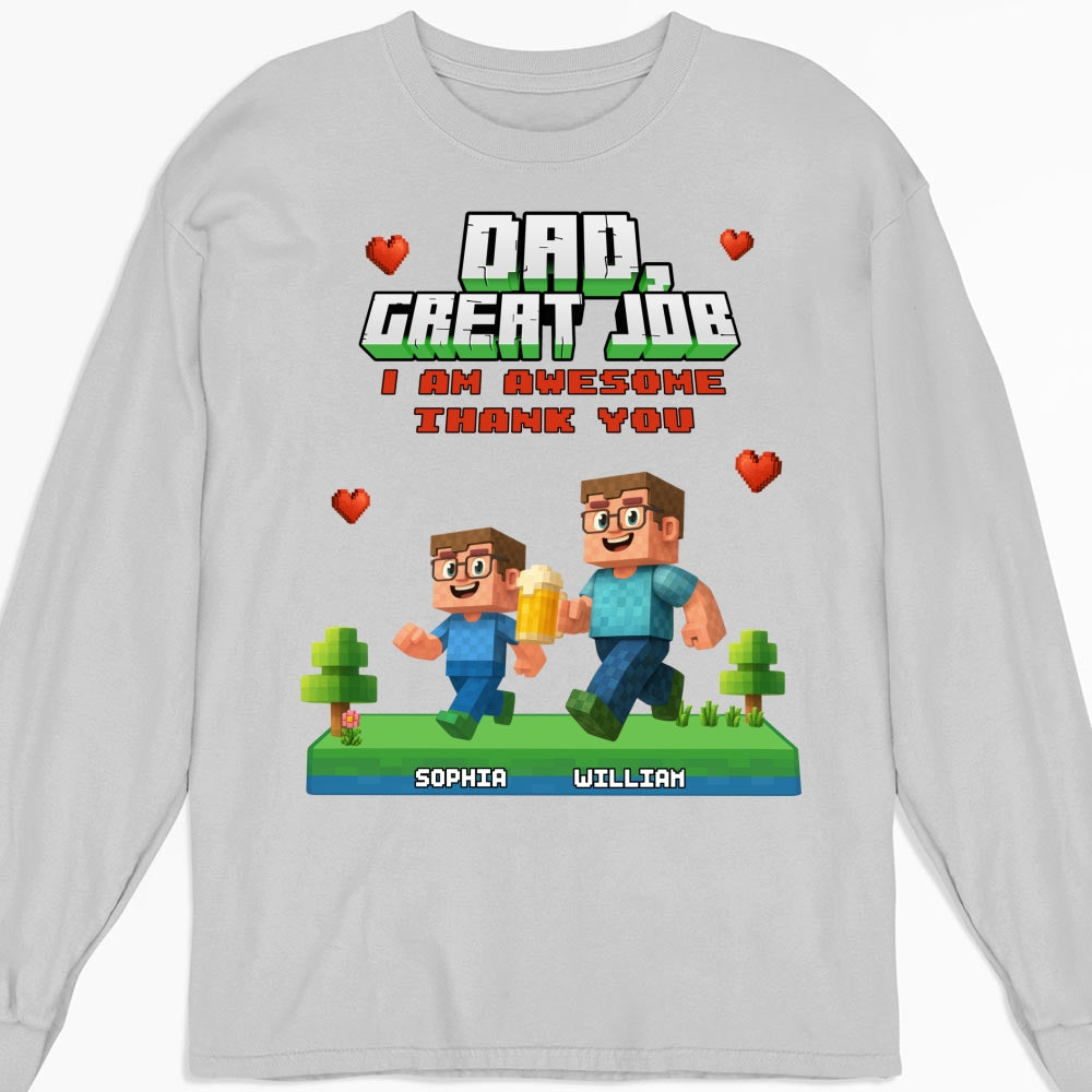 Custom Father's Day, Special Gift for Dad & Grandpa • Awesome Daddy Of Us - Personalized Shirt
