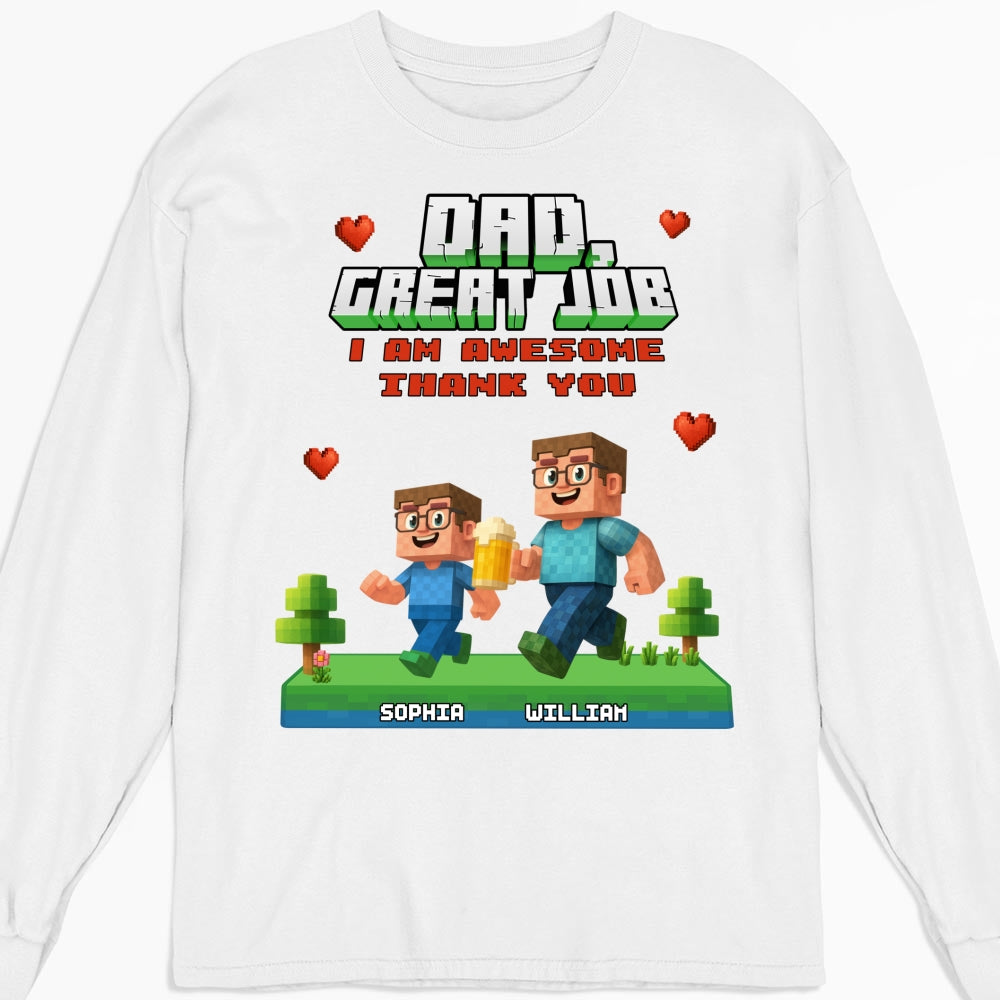 Custom Father's Day, Special Gift for Dad & Grandpa • Awesome Daddy Of Us - Personalized Shirt