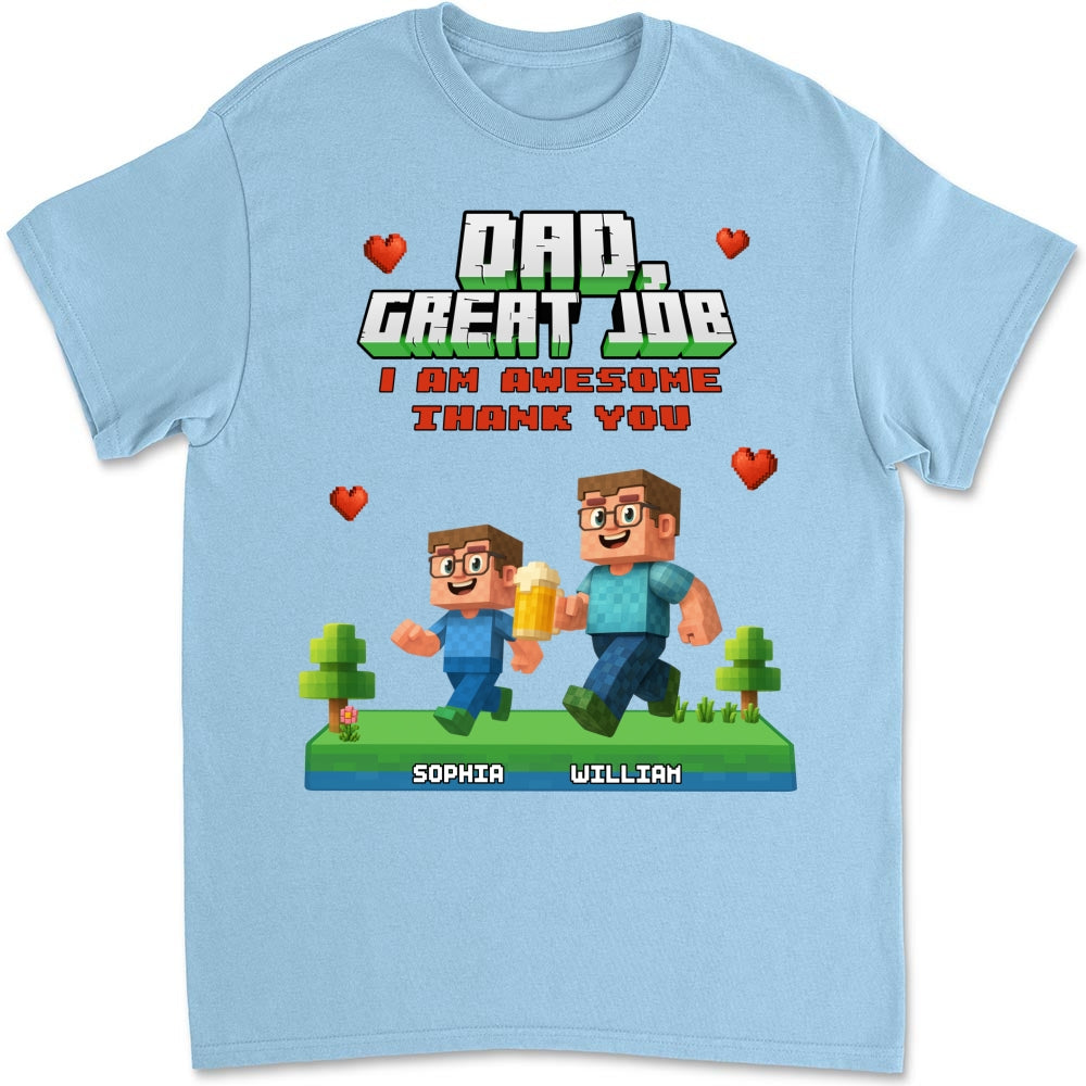 Custom Father's Day, Special Gift for Dad & Grandpa • Awesome Daddy Of Us - Personalized Shirt