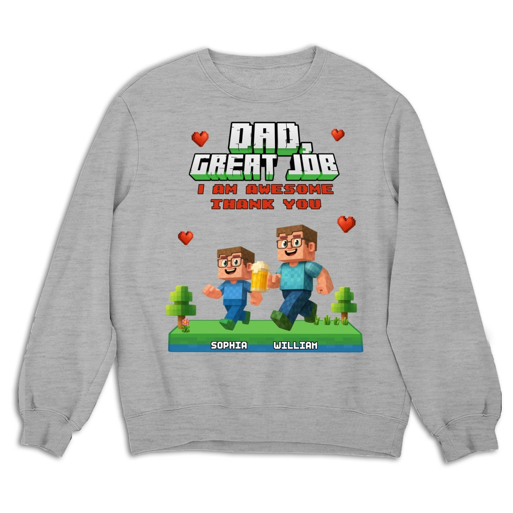 Custom Father's Day, Special Gift for Dad & Grandpa • Awesome Daddy Of Us - Personalized Shirt