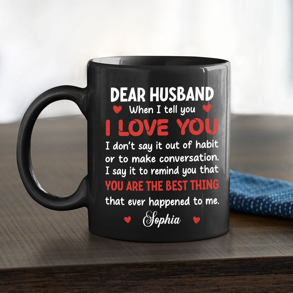 Custom Anniversary Keepsake Gifts For Couple • You Are Best Thing About Me - Personalized Coffee Mug