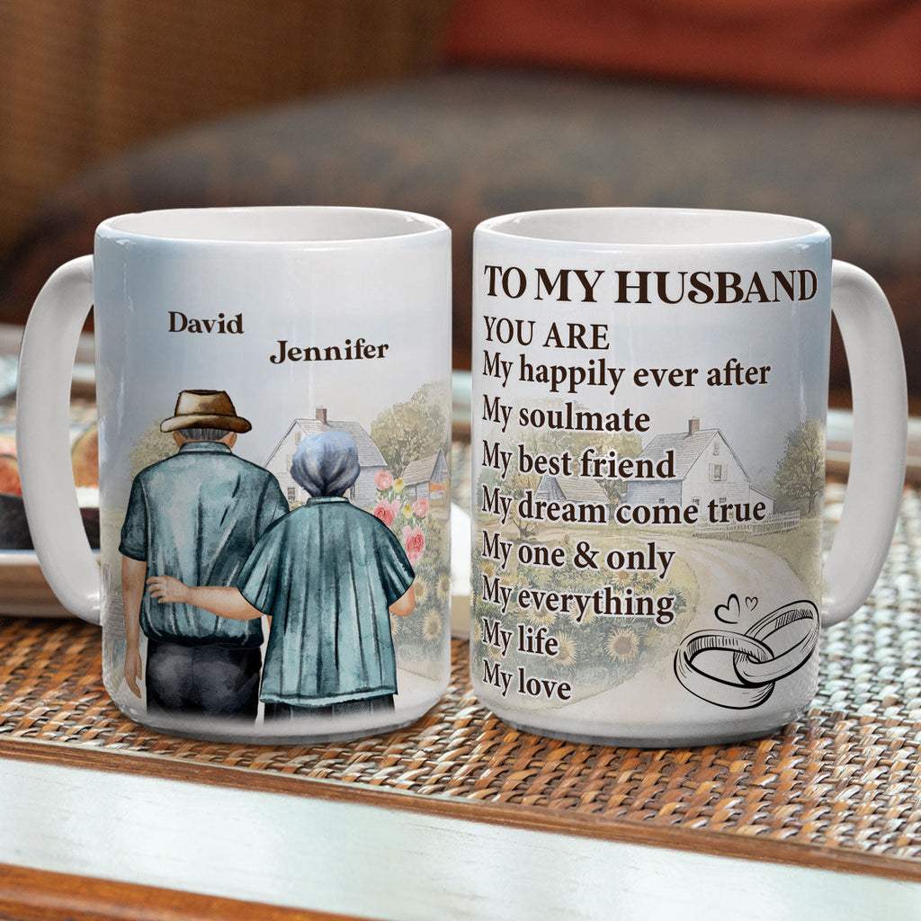 Custom Anniversary Keepsake Gifts For Couple • My Life And My Love - Personalized Coffee Mug