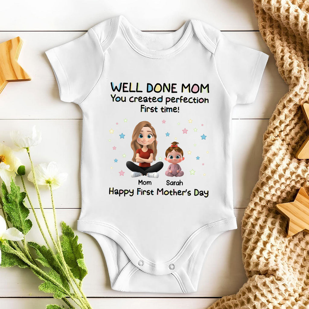 You Created Perfection - Personalized Baby Onesie