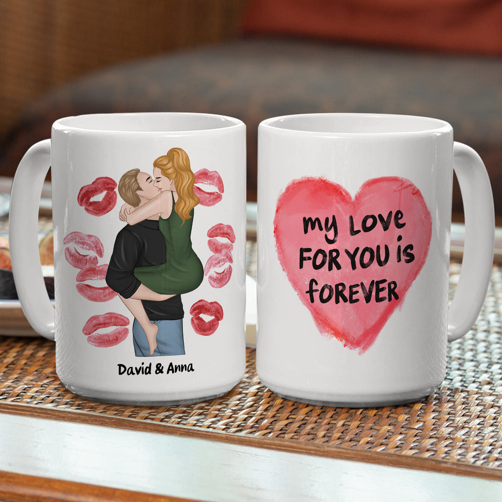 Custom Anniversary Keepsake Gifts For Couple • This Is My Love For You - Personalized Coffee Mug