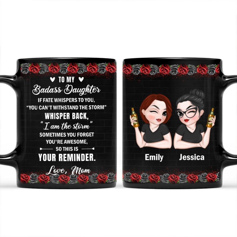 Custom Mother's Day Gift for Daughter • For The Strongest Daughter - Personalized Coffee Mug