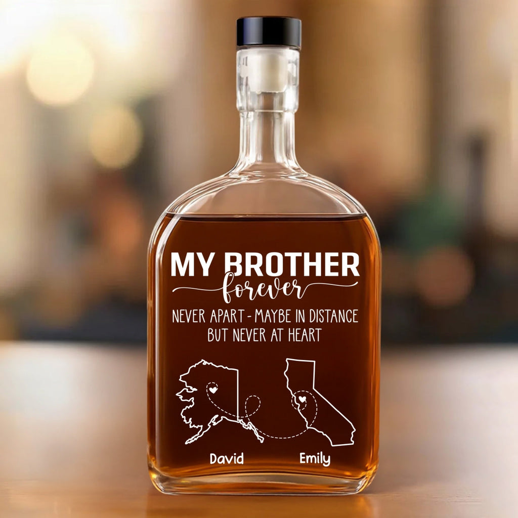 Never Apart - Personalized Spirits Decanter