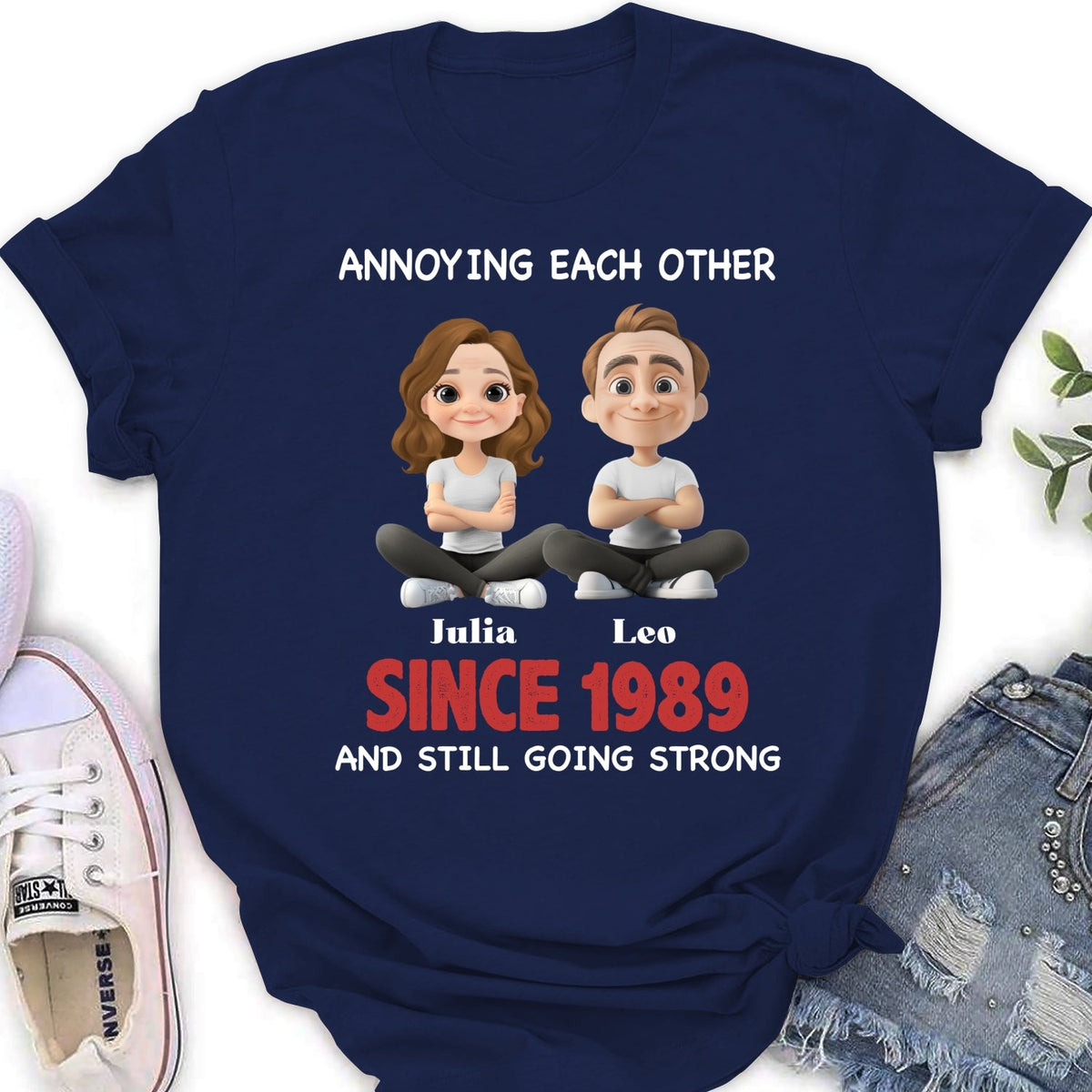 Custom Christmas Anniversary Keepsake Gifts For Husband • Together Forever - Personalized Shirt