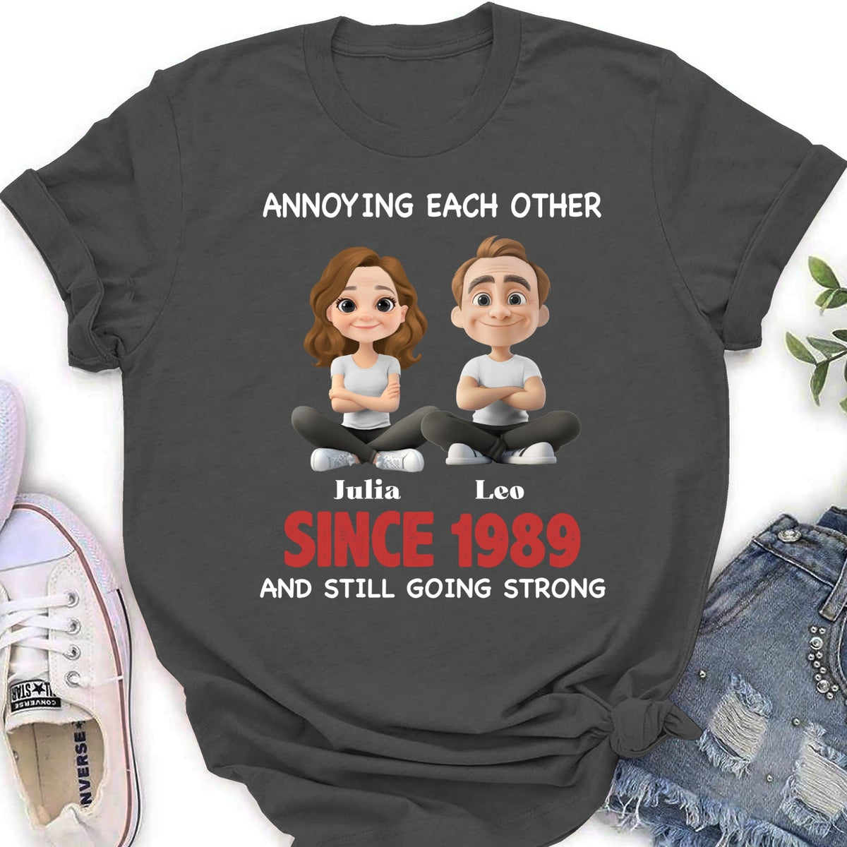 Custom Christmas Anniversary Keepsake Gifts For Husband • Together Forever - Personalized Shirt