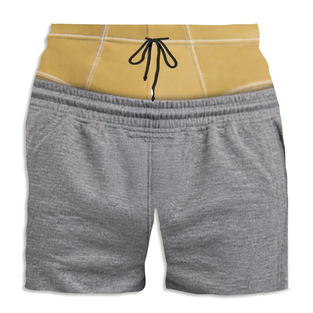 Custom Funny 3D Body Swim Trunks for Men, Birthday Summer Gift • Our Shorts - Personalized Beach Shorts