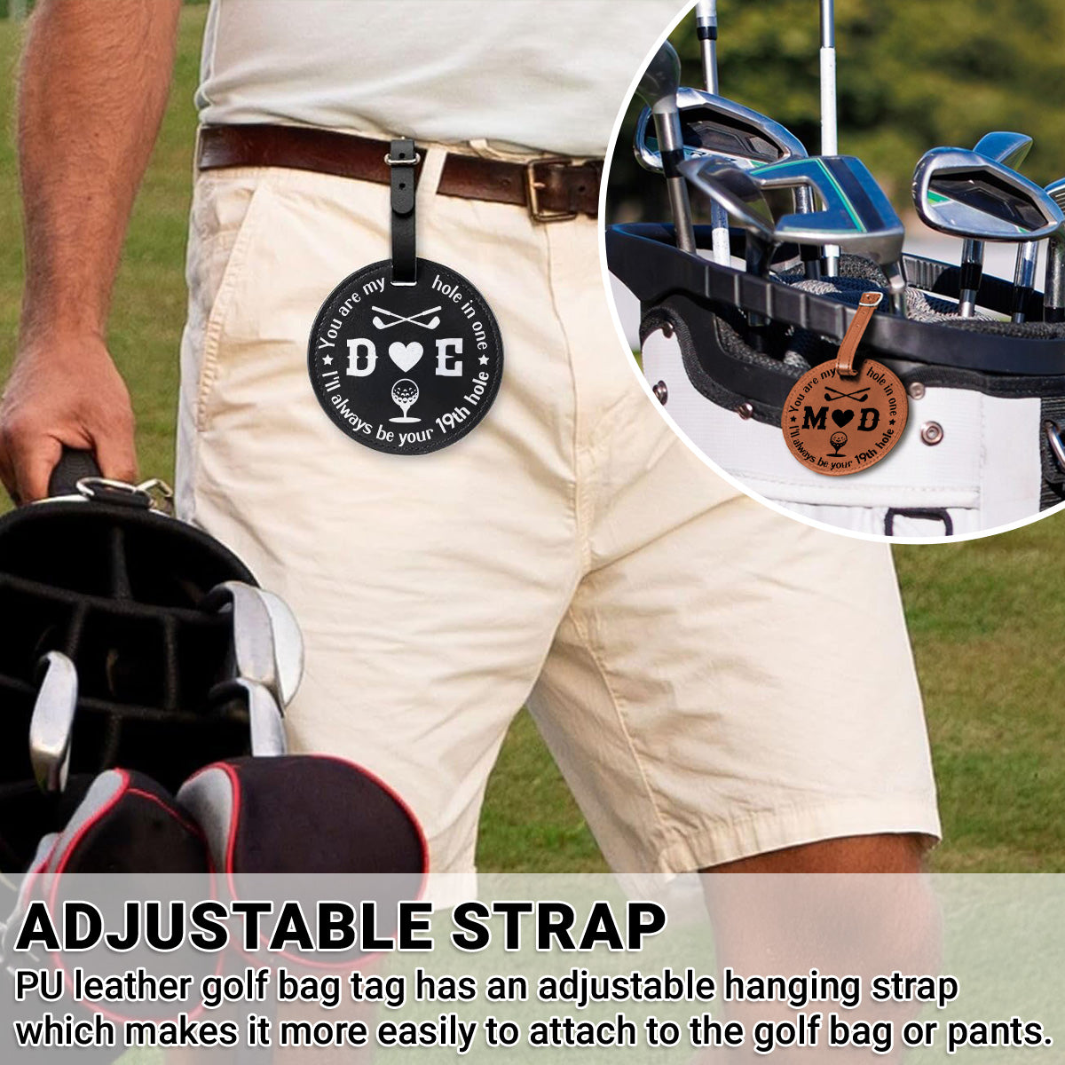 Best Golfer - Personalized Golf Tee Bag