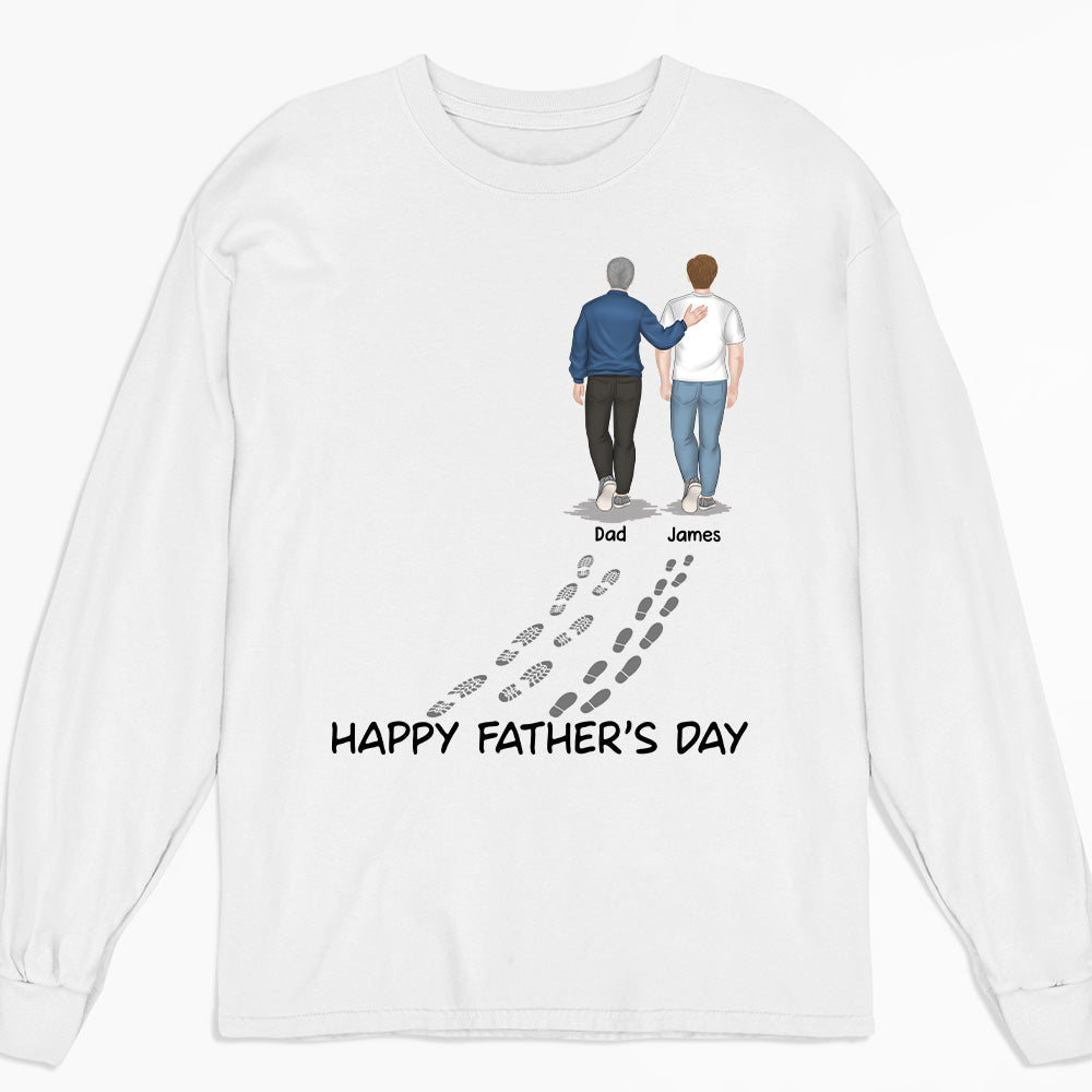 Custom Father's Day, Special Gift for Dad & Grandpa • My Dad Is My Hero - Personalized Shirt