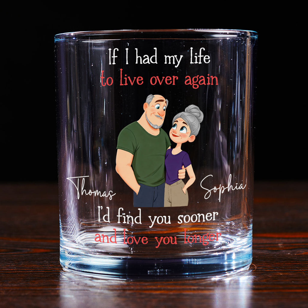 Custom Christmas Anniversary Birthday Drinkware Gifts for Husband • Love You So Much - Personalized Whiskey Glass