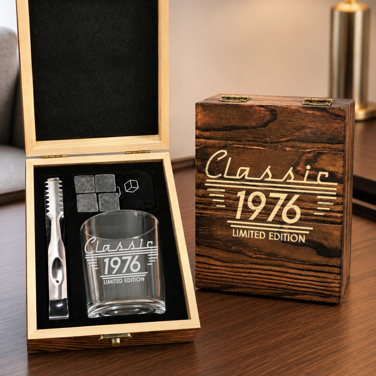 Classic Edition - Personalized Whiskey Glass Set