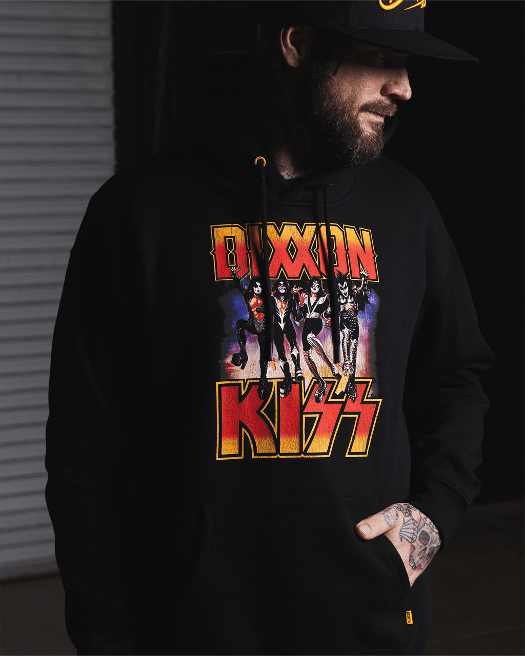 KISS Destroyer Pullover Hoodie - Black