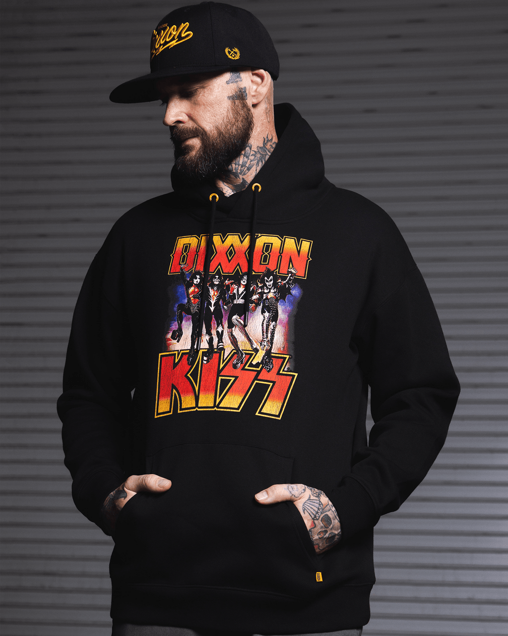 KISS Destroyer Pullover Hoodie - Black