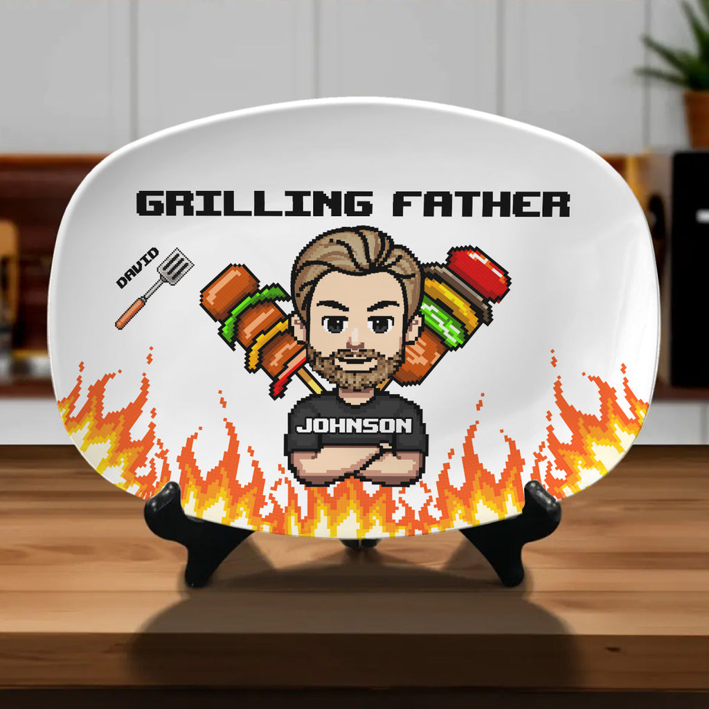 Grilling Dad - Personalized Platter