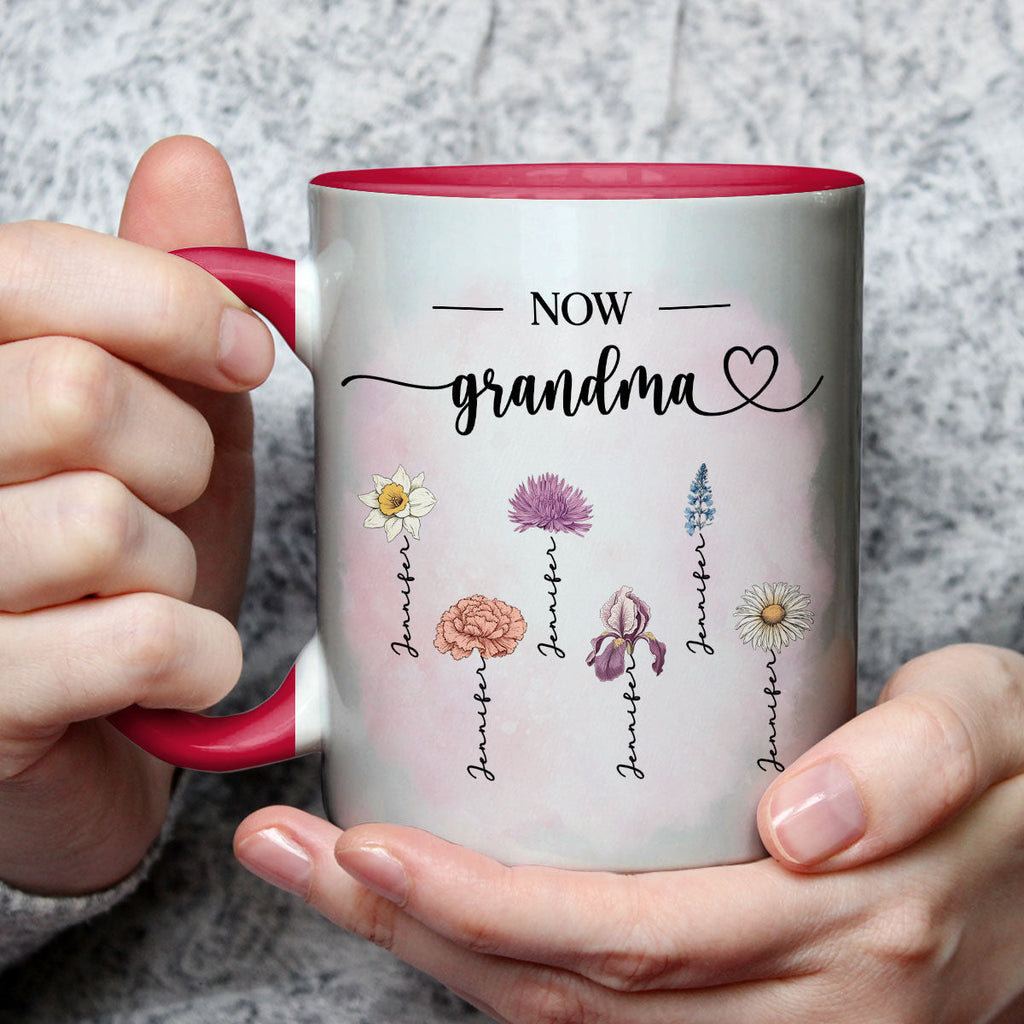 Custom Mother's Day Gift for Mom & Grandma • Love Mommy - Personalized Accent Mug