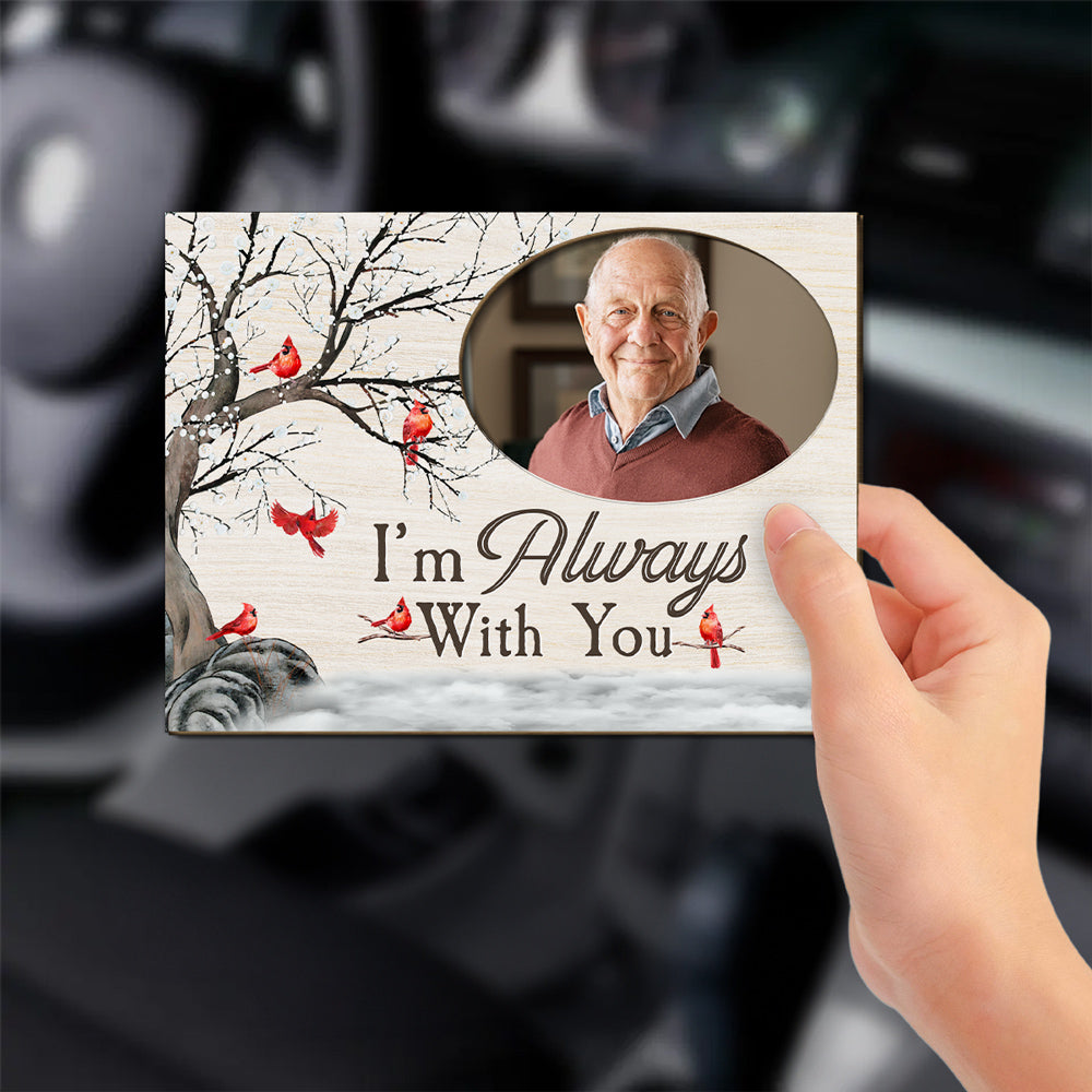 Always With You - Personalized Car Visor Clip