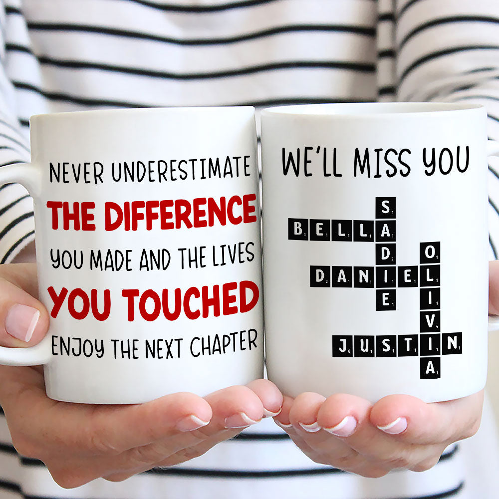 Custom Coworker, Christmas & Birthday Team Appreciation Gift • The Next Chapter - Personalized Coffee Mug