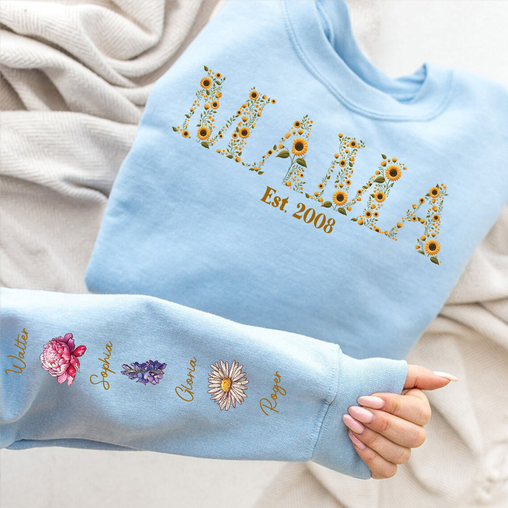 Blessed To Be Called Grandma - Personalized Sweatshirt