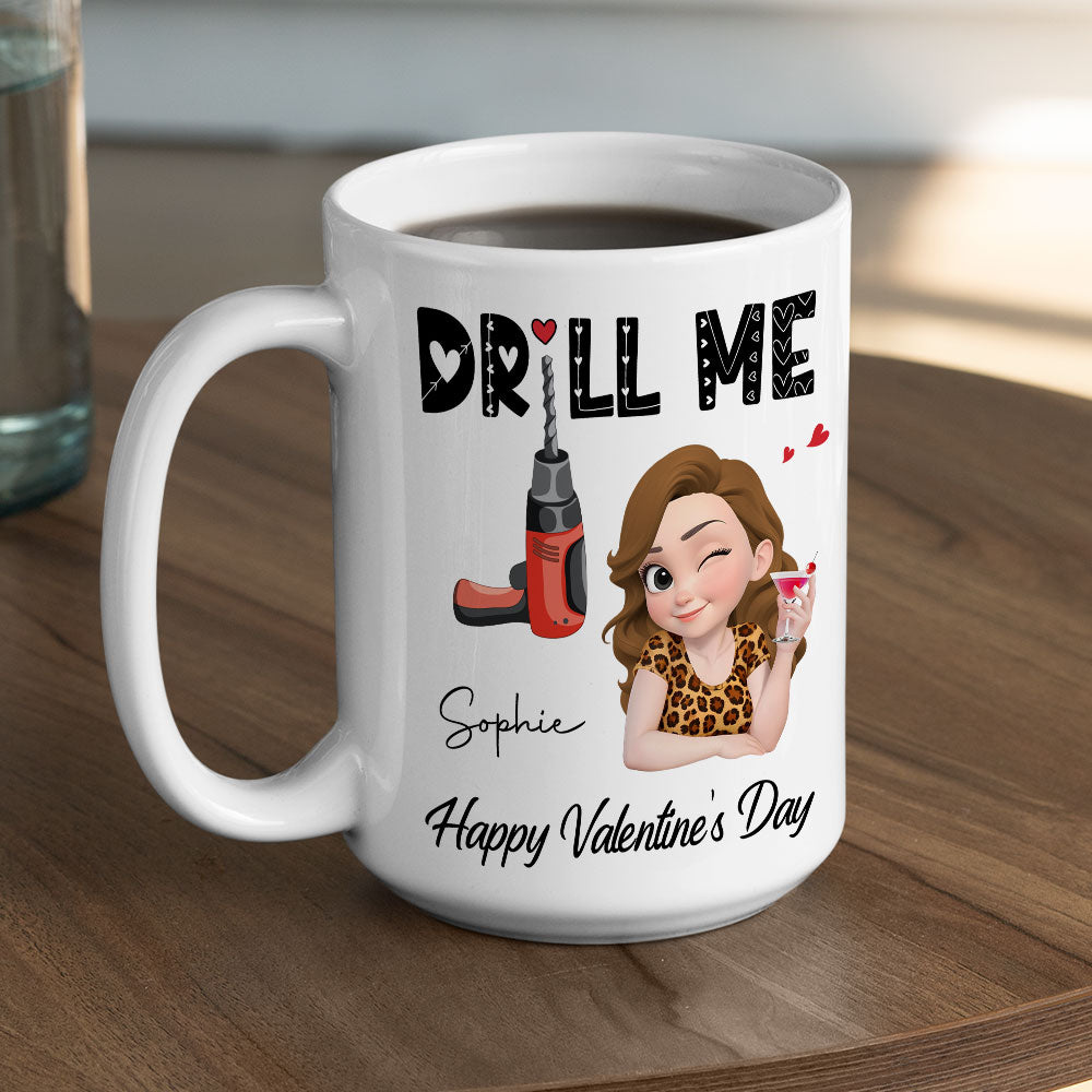 Custom Anniversary Keepsake Gifts For Couple • Drill Me - Personalized Coffee Mug