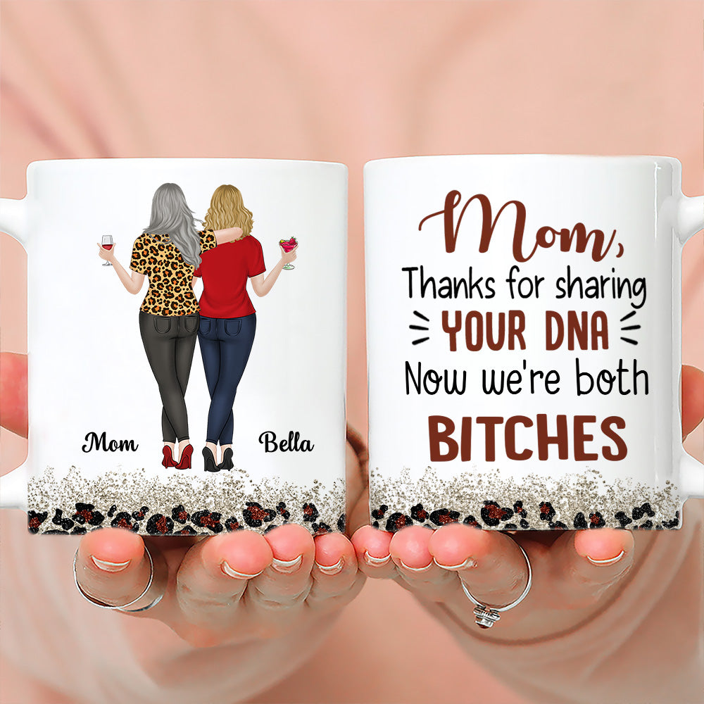 Custom Christmas & Birthday Gift for Mom • Your DNA - Personalized Coffee Mug