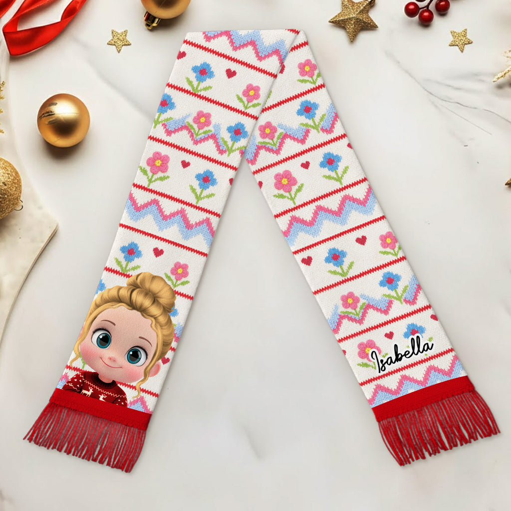 Human Cartoon - Personalized Scarf