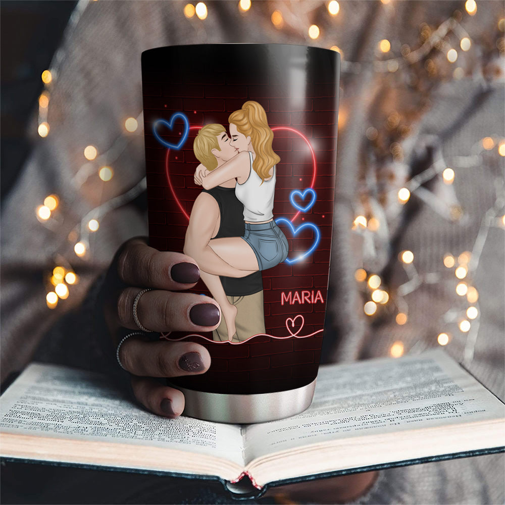 I Love You And Your Butt - Personalized Tumbler