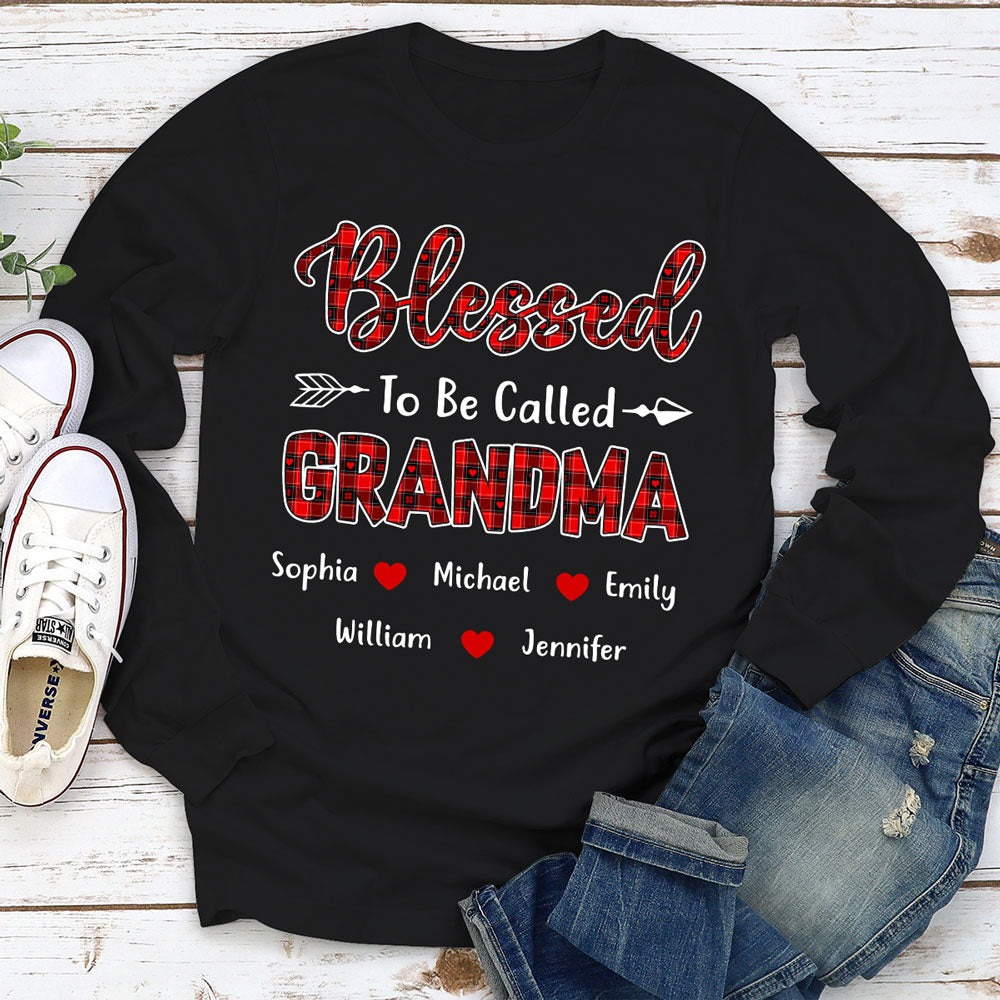 Custom Christmas & Birthday Gift for Grandma • Proud Grandma - Personalized Shirt
