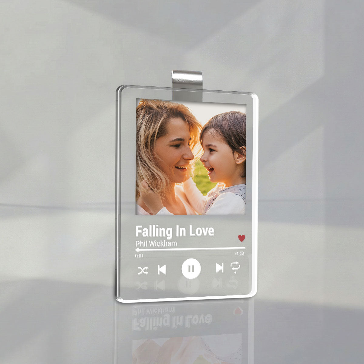 Photo I Love You - Personalized Acrylic Car Visor Clip
