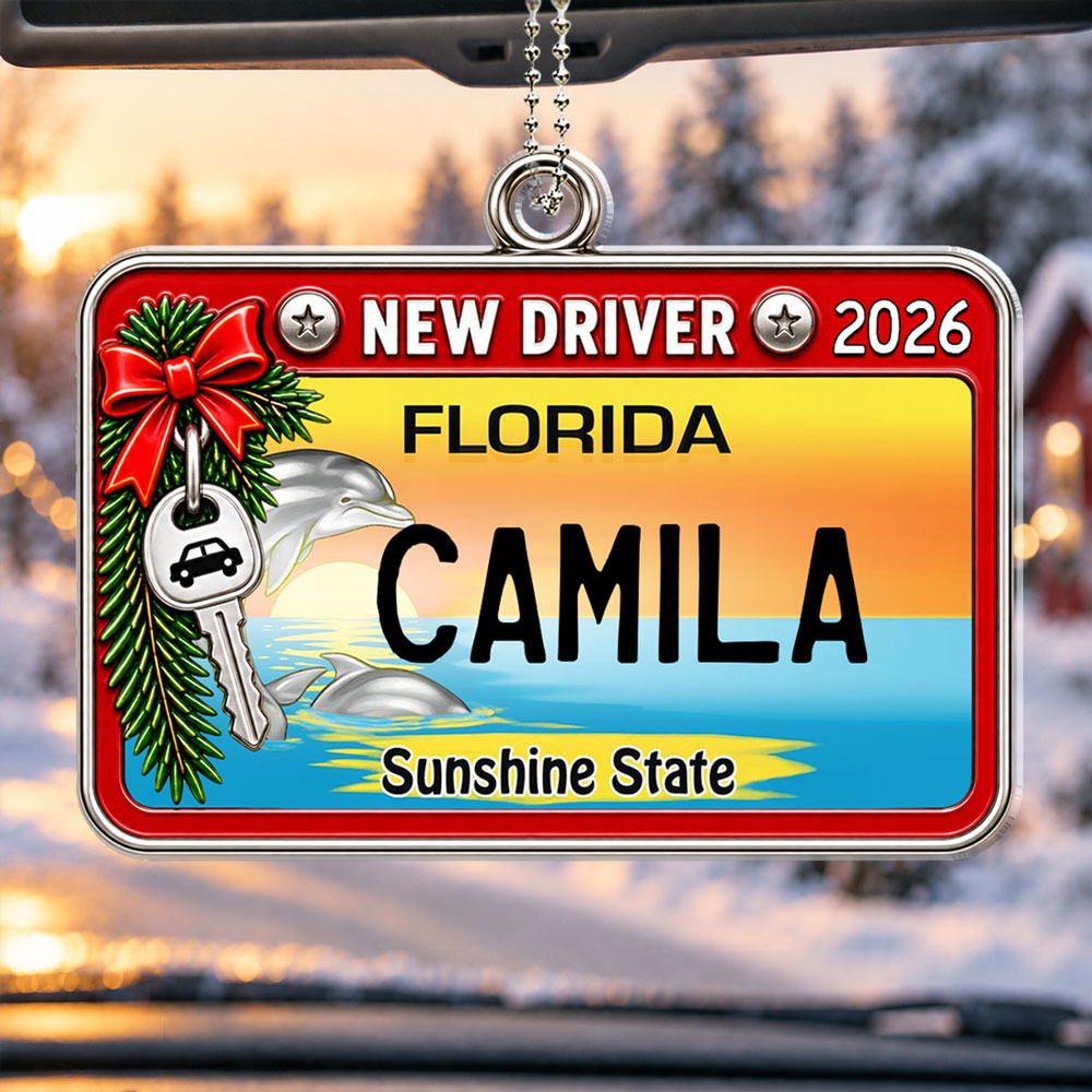 New Driver This Year - Personalized Car Ornament