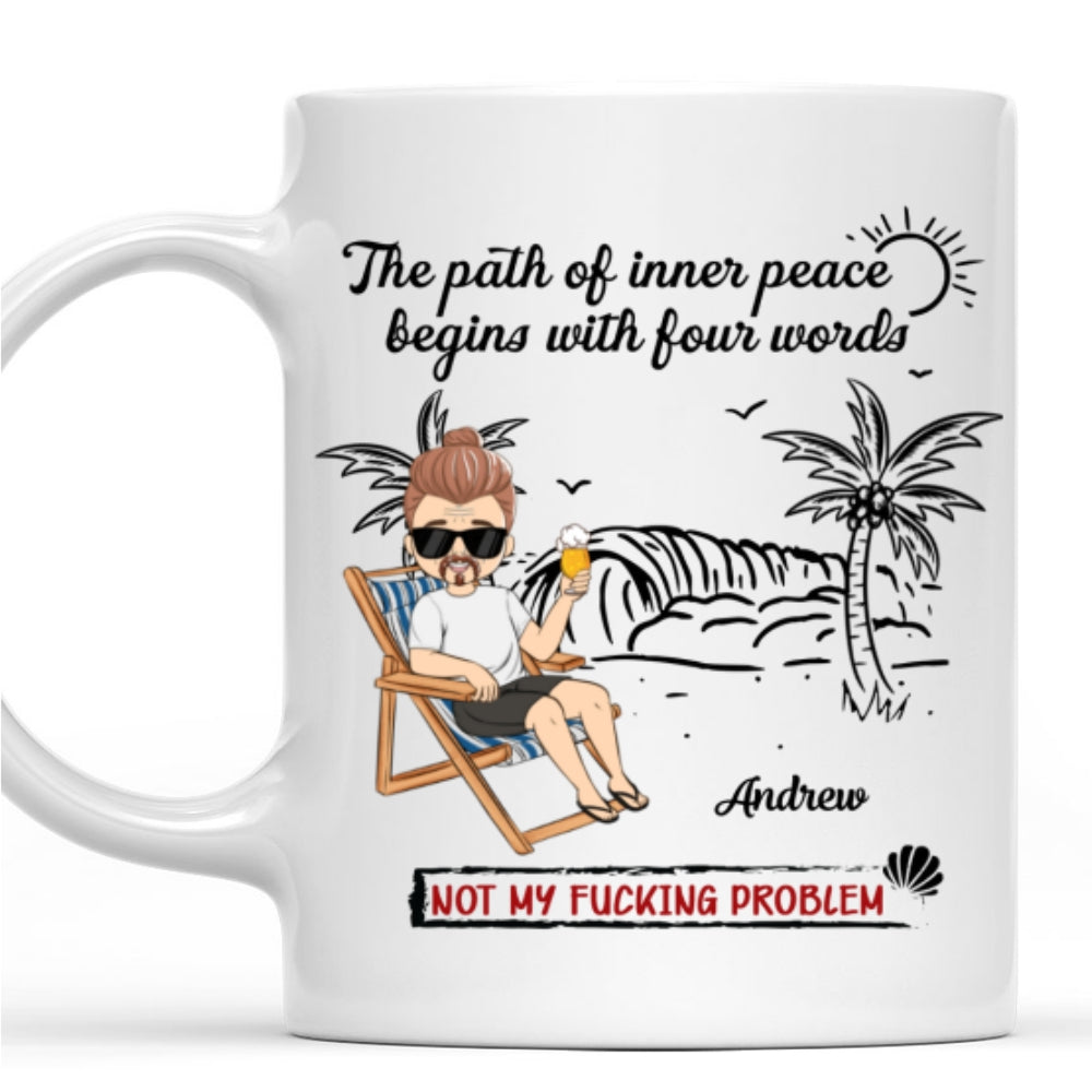 Custom Coworker, Christmas & Birthday Team Appreciation Gift • Relax Release And Walk Away- Personalized Coffee Mug