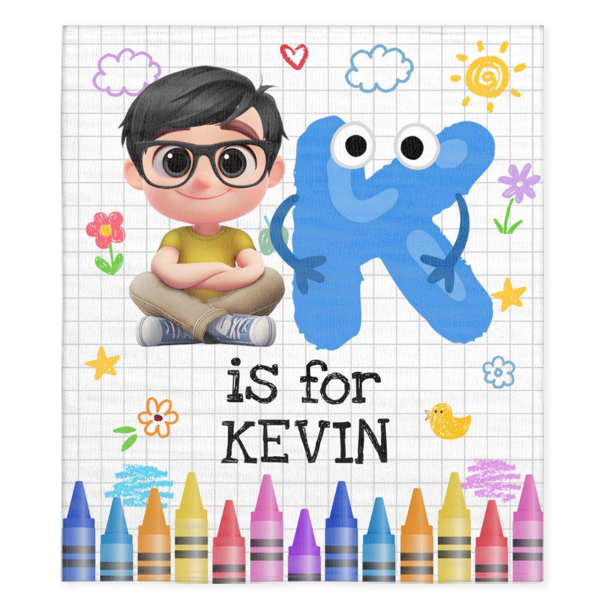 Lovely Baby - Personalized Fleece Blanket