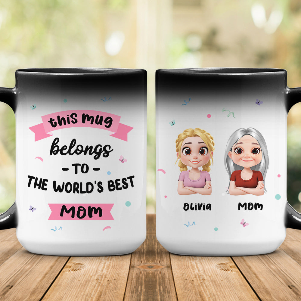 Custom Mother's Day Gift for Mom & Grandma • This Mug Fuels Awesome Moms - Personalized Color Changing Mug